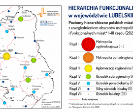 hierarchia funkcjonalna miast w województwie lubelskim